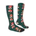 thumbnail image 4 of Lsque Mushroom House Printed Crew Socks Men's Women's LightWeight Thin Casual Calf Socks ,Knee High Socks,Cotton Socks, 4 of 9