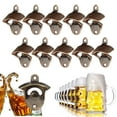 thumbnail image 1 of ODOMY Bottle Opener Wall Mounting Wall Bottle Opener Wall Mounted Opener Wall Bottle Opener With Mounting Screws For Bar, Kitchen, Apartment, Terrace, Restaurant, 1 of 11
