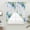 Blue Green, variant on Blue Hydrangea Swag Valances for Windows, Kitchen Window Curtains Over Sink, Farmhouse Butterfly Spring Floral Window Treatment Curtains for Living Room/Bedroom Curtains 2 Panel Sets 36"x45"