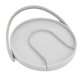 thumbnail image 2 of Plato giratorio de almacenamiento de cocina, estante organizador extraíble antideslizante para especias y bebidas, para gabinetes de cocina, despensa, color blanco, 2 of 10
