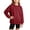 Wine, variant on FAIWAD Sweatshirts for Kids Cotton Long Sleeve Crewneck Pullover Tops Boys Girls Casual School Oversized Clothes