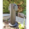 Round Column Socket Outlet Power Distribution Garden Socket Column 2-Way Power Outlet Compact ...