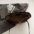 thumbnail image 2 of Bolso Tipo Cartera Con Solapa para Axila Ante Mujer Bolsillo Interior Mano Sólido, 2 of 9
