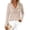 Beige&06^0129L, variant on Cowl Neck Tops for Women Drape Ruched Front V Neck Long Sleeve Shirts for Women Fitted Spring Trendy Women's Tunic White M
