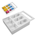 thumbnail image 1 of Ziplock Bag Storage Box Bamboo Polished Finish Drawer Design Food Bag Storage Box For Kitchen Home Food Storage Bag Container Kitchen Drawer Bamboo Storage, 1 of 8