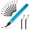 Blue, variant on Deburring Tool with 12 HSS Blades, 12 High-Speed Steel Blades for 3D Prints, Metal, PVC & Plastic