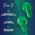 thumbnail image 2 of Skullcandy Dime 2 In-Ear Wireless Earbuds, 12 Hr Battery, Microphone, Works with iPhone Android and Bluetooth Devices - Dark Blue/Green, 2 of 5