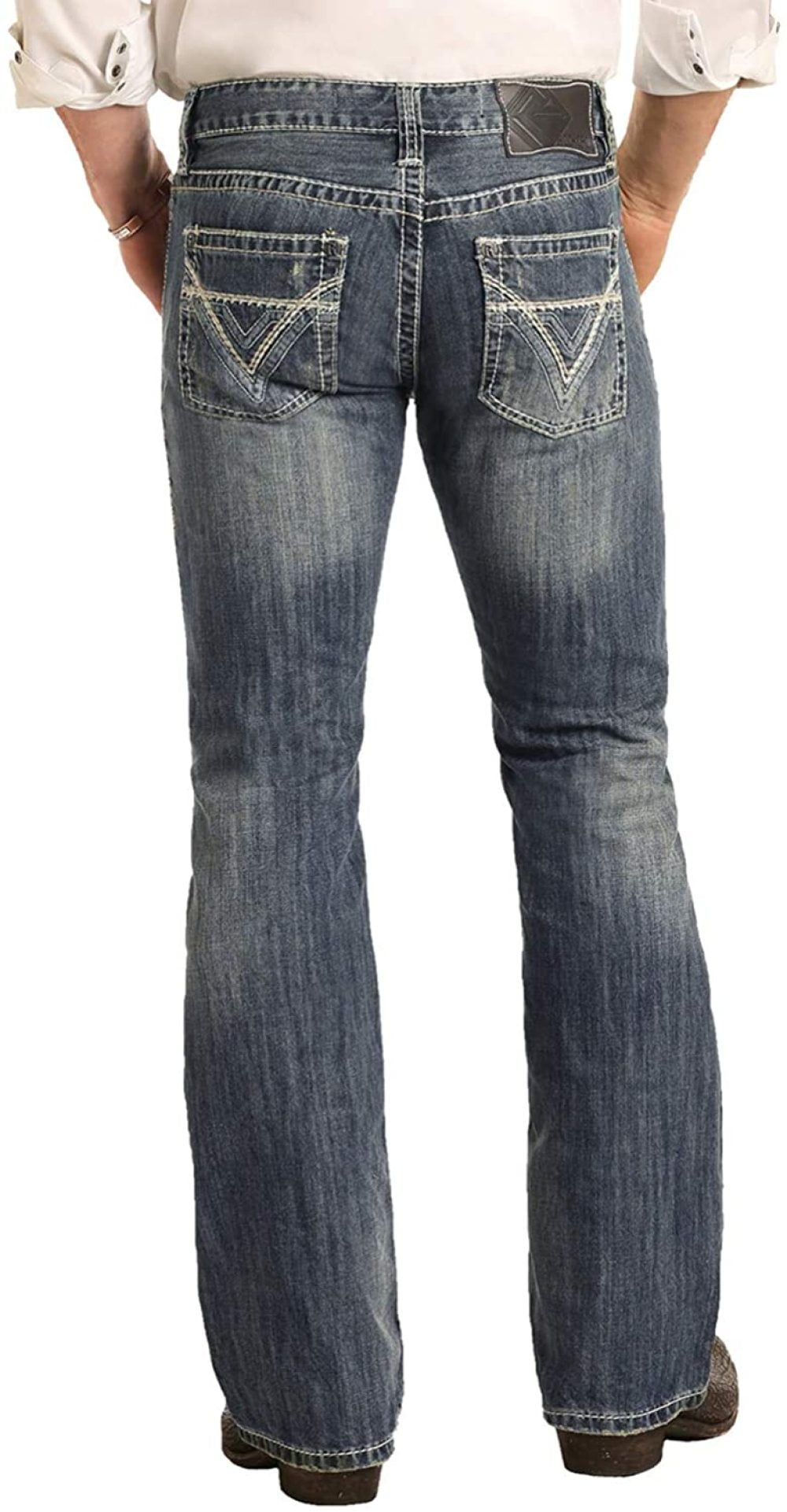 Rock \u0026 Roll Cowboy Mens Jeans - Walmart.com
