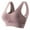 Pink, variant on Bras for Women Comfortable Womens Wireless Bras V Mesh Comfortable Bralette Supportive Tshirt Bra No Underwire Seamless Push Up Everyday Bras Plus Size