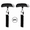 Black luggage strap style, variant on Portable T-Handle Digital Hanging Scale 2-Pack, 50kg/110lb Capacity Electronic Luggage & Fishing Scale, Multi-Unit Conversion (kg/lb) with Stainless Steel Hook for Travel, Home & Outdoor Use