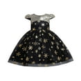 thumbnail image 2 of EnJoCho Baby Girls Christmas Princess Tutu Gown - Pageant Par𝗍y Wedding Dress with Snowflake Stripes for Holiday Dance & Graduation Ceremonies, 2 of 9