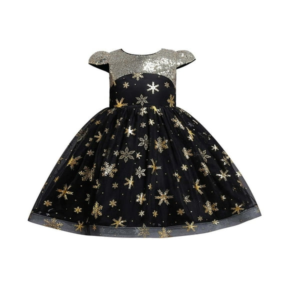 JSCDRPDWL Black Graduation Dress My First New Years Baby Girl Outfit 3 Year Old Dress Up for Girls Baby Boy's Clothing Gifts for Mother 2t Clothes, Black 2-3 Years