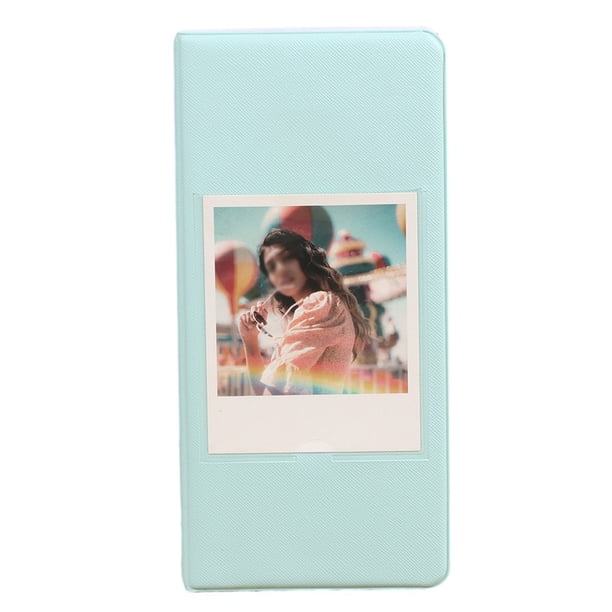 Libro de recuerdos de almacenamiento de álbum de papel fotográfico de 64 bolsillos de ancho para Instax Ancho 210 W300