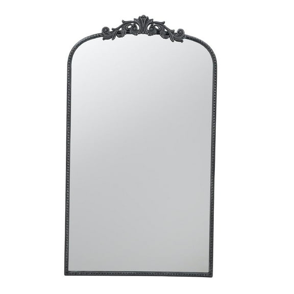 A&B Home Arch Mirror, 24" x 42" Black Wall Mirror