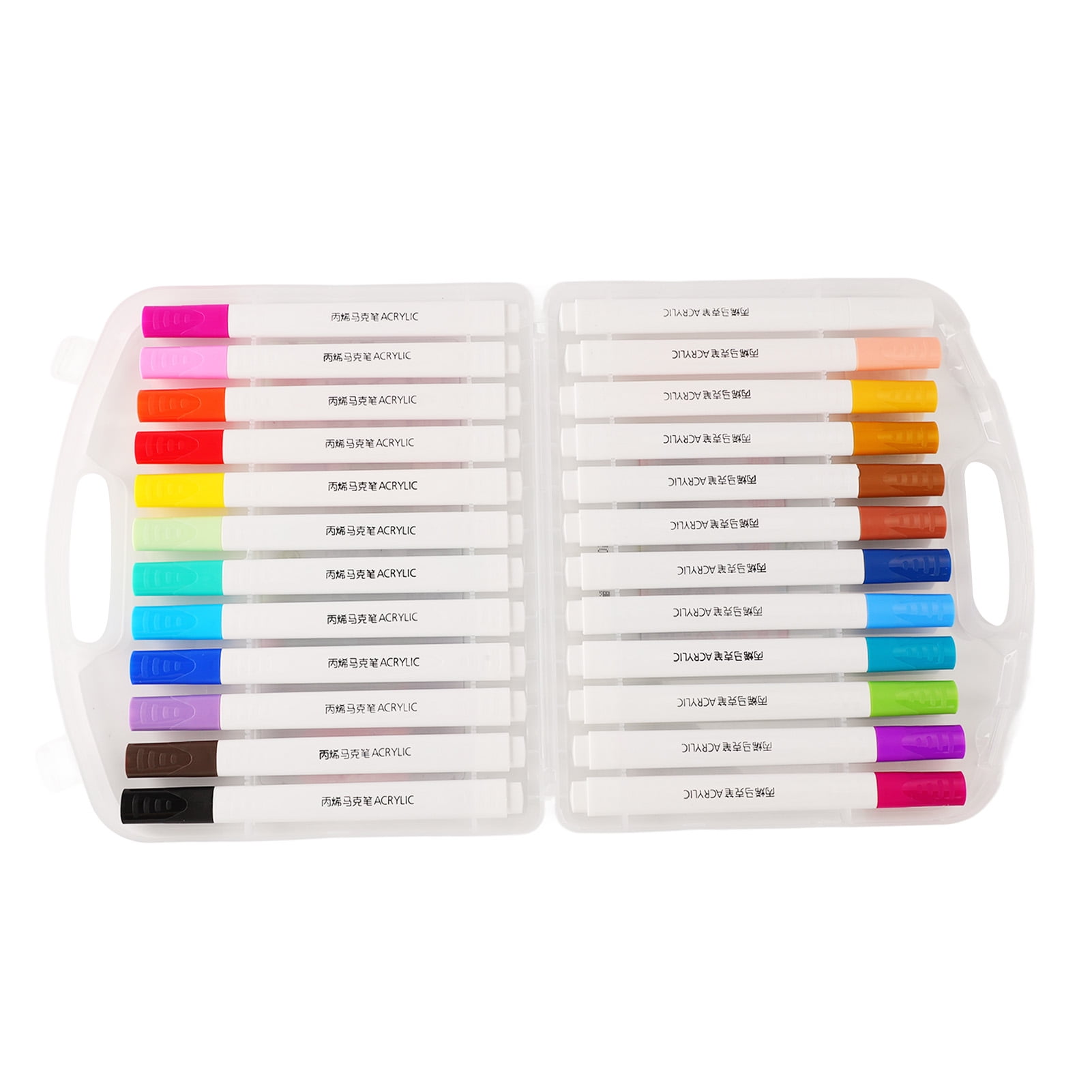 Acrylic Markers Set, Paint Marker Pen Safe Ink Free Prevent Slip