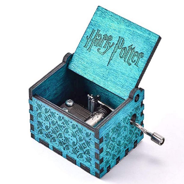 Manivela de madera grabada caja de música cumpleaños regalos de navidad JShteea Libre de BPA