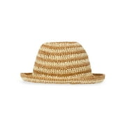 Womens Straw Bucket Vacay Hat, One Size