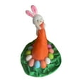 thumbnail image 6 of Easter Tree Topper Decorative Ornament with Festive Spring Bunny and Colorful Egg Designs for Holiday Celebration Easter Decoration, 6 of 7