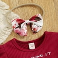 thumbnail image 4 of MAMOWEAR Baby Girl Outfits Summer Romper Shorts Set "I Got It from My Mama" Floral Clothes for Girls, 4 of 8