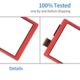 thumbnail image 4 of For Nintendo Switch Lite Screen Replacement For Nintendo Switch Lite Touch Screen Digitizer Parts For Switch Lite Touch Sensor Glass Panel Full Repair Kit with Protector Film(Not For Switch) (Red), 4 of 6