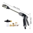 thumbnail image 2 of Hose Hawk Pro, Hose Hawk Pressure Washer, 360° Rotating Multi-Function High-Pressure Nozzle for Three Spray Modes with Foam Pot, for Car Garden Yard Cleaning G, 2 of 7