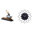 thumbnail image 1 of estatua de bailarina de ballet,Estatua de bailarina de ballet,figura de bailarina,Reloj de pared grande,Reloj de pared acrílico silencioso sin tictac,Reloj de pared grande para, 1 of 8