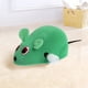 thumbnail image 4 of Juguete de ratón de simulación de peluche para gatos, ratón de cuerda de relojería, alivia el aburrimiento, adecuado para gatos, de peluche, verde, 4 of 6
