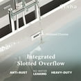 thumbnail image 6 of Eviva Eclipse 67 inch White Freestanding Bathtub, 6 of 7