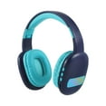 thumbnail image 2 of Wireless Headphones, Czzoypi Bluetooth 5. Gaming Headset with Microphone, Over-Ear RGB Light Foldable Comfort for PC Mobile Phone, Navy, 2 of 7