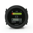 thumbnail image 1 of Digital Lcd Hour Meter with led battery indicator Gauge 24V 36V 48V 72V, 1 of 6