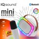 thumbnail image 5 of Mini altavoz Bluetooth para karaoke IQ Sound IQ-908K con micrófono, color blanco, 5 of 7