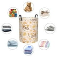 thumbnail image 6 of Daiia Cute Bee Gnome Round Laundry Basket with Handles Thickened Waterproof Circular hamper,Dirty Clothes Storage Basket for Bedroom,Bathroom,College Dorm-Small, 6 of 8