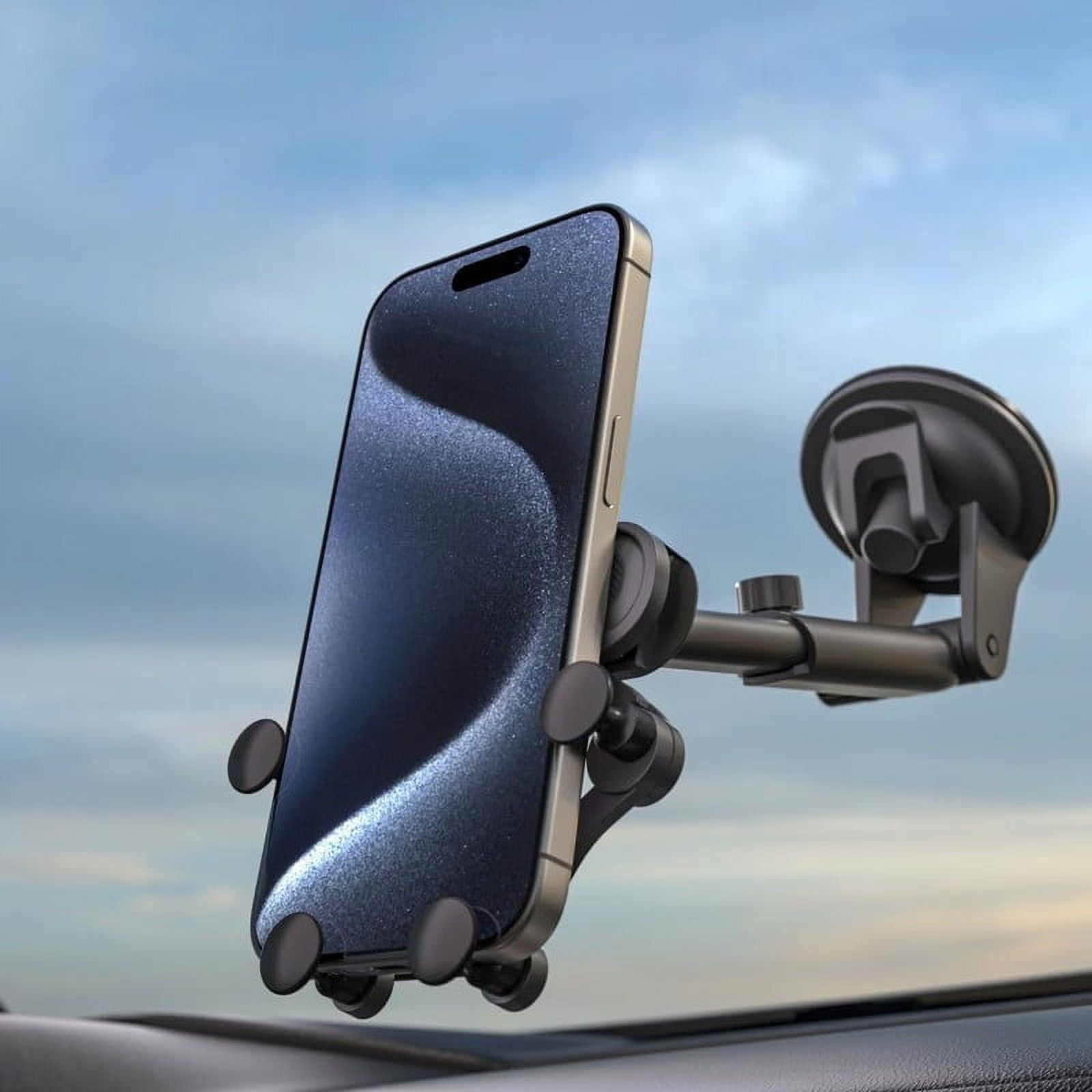 LAX Gadgets Gravity Sensor Cell Phone Mount for Car