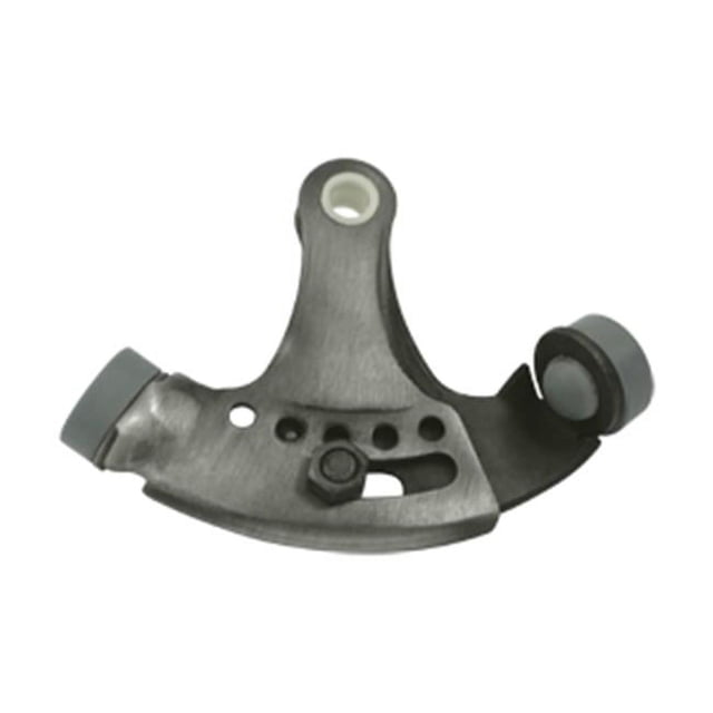 Deltana HPA69U15A Adjustable Hinge Mounted Pin Stop- Antique Nickel - Solid