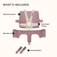 thumbnail image 4 of Set de 2 sillas altas Stokke Tripp Trapp para bebés, color malva jaspeado, 6-36 m, 4 of 6