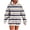 Purple, variant on SwiftWear Women's Multicolor Stripe Print Long Hoodie - Color Block Pullover Casual Tops with Pocket, Drop Shoulder Lounge wear Hot Pink