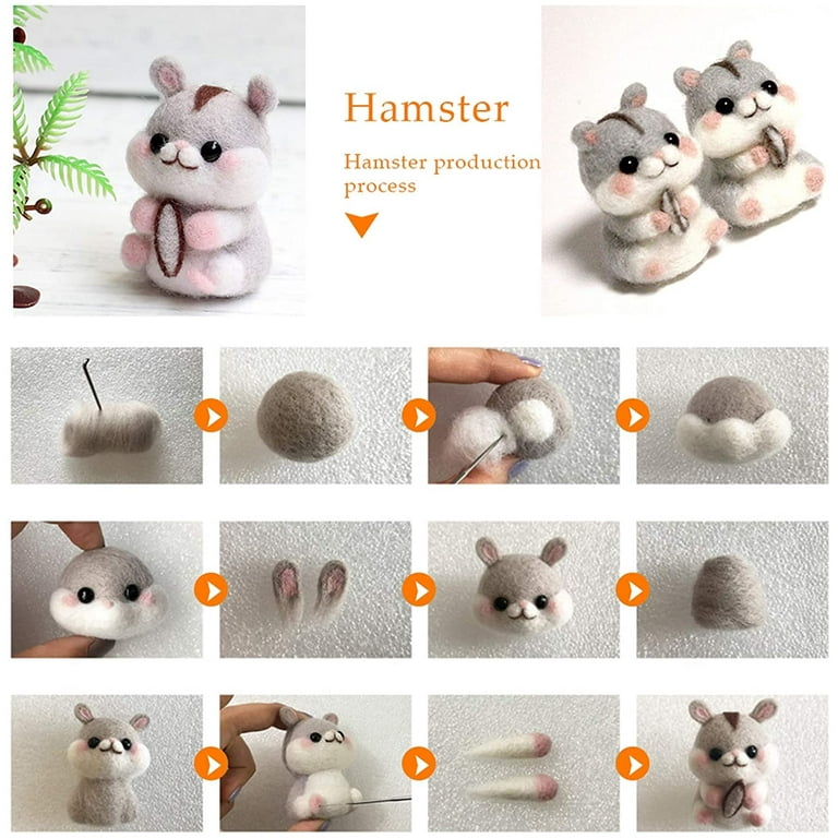 Handmade Wool Felt DIY Craft Kit Set