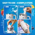 thumbnail image 4 of Vaso Tumbler Cirkul 1.2L con Asa de Acero Inoxidable Perlado, 4 of 9