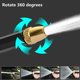 thumbnail image 4 of Pistola de agua portátil de alta presión, limpieza de Metal ajustable, máquina de lavado de coches, boquilla de manguera de riego de jardín, aspersor de agua de espuma, 1 ud., 4 of 5