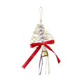 thumbnail image 2 of Adorno Navideño Blanco Tejido para Colgar En El Árbol, 30 X 11 Cm | Decoración Navideña para Regalar - 1 Unidad, 2 of 6