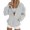 Grey, variant on ManxiVoo Women's Oversized Lapel Zip Front Hoodie Raglan Sleeve Loose Casual Pullover Sweatshirt L Size Beige