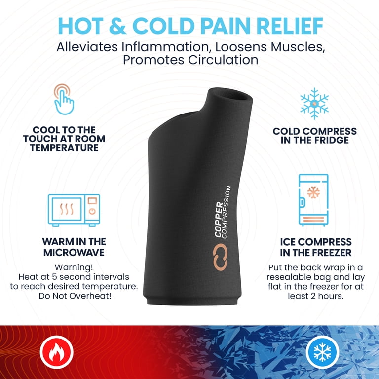 Copper Compression Hot + Cold Therapy Wrist Sleeve photo 3