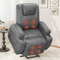 Homall Lift Recliner Comfy Chair Power Massage Electric Recliner Chairs for Adults,Gray