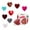 Multi-color, variant on LHWEN 1 Roll of Valentine Heart Stickers for Gifts and Crafts 500 Love Tags for Decorating Rooms and Cards Perfect for Valentine's Day Arts and Crafts Each Sticker Measures 1 Inch in Diameter Fun