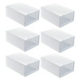 thumbnail image 3 of Raindrops 6-Pack Large Shoe Organizer Boxes, Thickened Storage Case 33x23cm for Shoes, 3 of 8