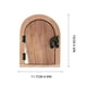 thumbnail image 3 of Solid Wood Wall Frame | Socket Eyelet Protection Sleeve | Entrance Door Concealer | Natural Decorative Cover | Beautifies & Protects | 1 Pack | 12x15x3cm, 3 of 9