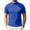 10# Royal Blue, variant on Men Mock Turtleneck Short Sleeve Tee Lightweight Silk-Like Slim Fit Basic Solid Casual Daily Wear Tops Light Purple XL
