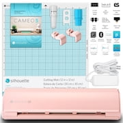 Silhouette Pink Cameo 5α Alpha w/ 64 Oracal Vinyl Sheets, Blades, Tools, Guides