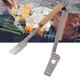 thumbnail image 4 of Pinzas para parrilla de acero inoxidable, espátula para parrilla con mango largo y combinación de tenedor, pinza para barbacoa al aire libre, Camping, Picnic, 4 of 5