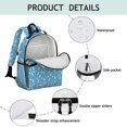 thumbnail image 4 of White Cow Fruit Pattern Backpack for School,Cute School Bag,Schoolbag with Adjustable Shoulder Straps & Padded Back,15.25"x11.5"x5.25", 4 of 5